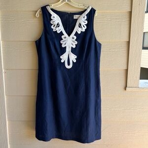 Eliza J Spring Linen/Rayon Sleeveless Casual Mini Dress. Size 12